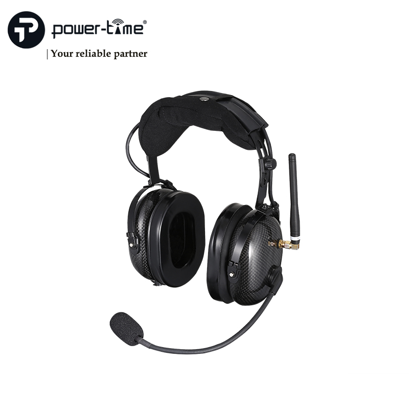 Noise canceling wireless two way communication headset AG5POLMIL