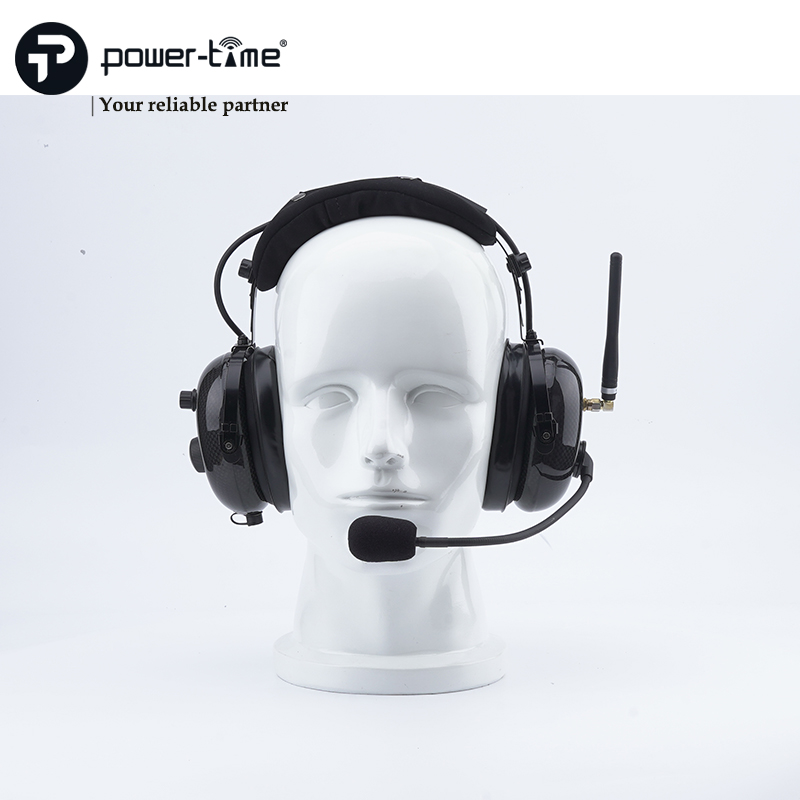 Noise canceling wireless two way communication headset AG5POLMIL