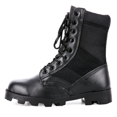 Top Leather Army Combat  Boots 